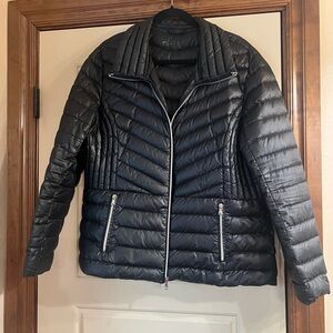 Kenneth Cole Reaction Black Puffer Jacket